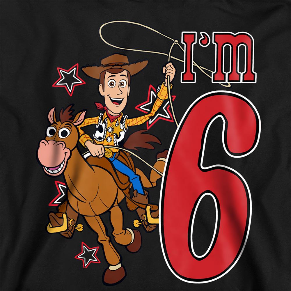 Toy Story Childrens/Kids IÂ´m 6 Woody Birthday Hoodie