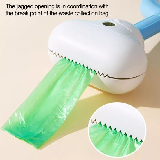 Dog Pooper Scooper No Touch Poop Scooper with Waste Bag Dispenser Pet Waste Grabber