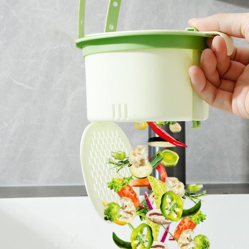 Hanging Kitchen Drain Basket, Household Kitchen Sink Drain Basket For Separating Food Scraps, Tea Leaves, And Kitchen Waste.