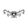 Herbal Semi-Permanent Waterproof Succubus Tattoo Sticker for Women - Long-Lasting, Scar-Covering, High-End Design for Chest, Waist, and Abdomen
