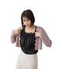 JILL by JILL STUART Women's Scalloped Edge Bolero Cardigan In Mauve