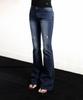 MAGORENSEOUL Slim Fit Bootcut Denim Pants Damaged Indigo