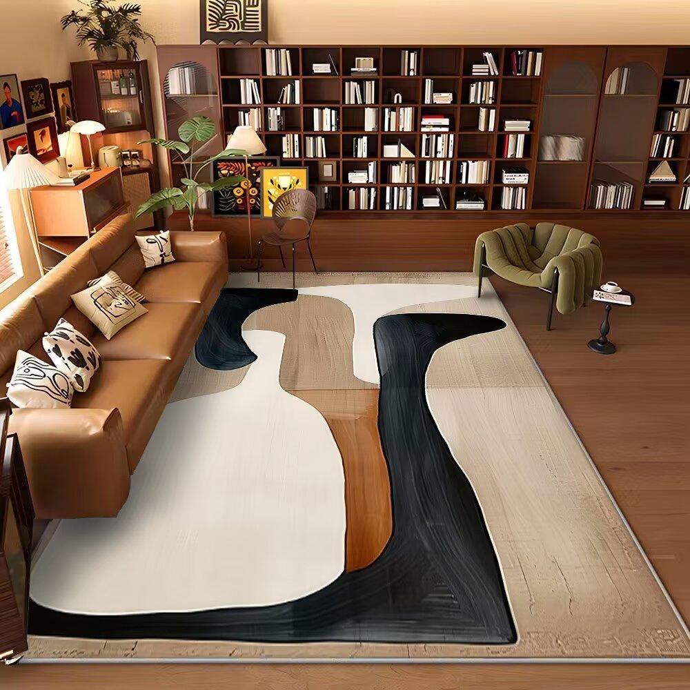 Covoare Abstracte Moderne pentru Suprafață Mare Decorare Sufragerie Canapea de Casă Covor Antiderapant Birou Dormitor Tatami Copii Covorașe Moi pentru Podea