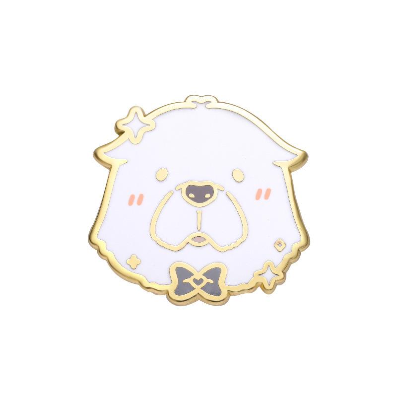 

Character Playful Anime Enamel Brooch Cute Animal Shape Personality Metal Badge Gift FLXZ035
