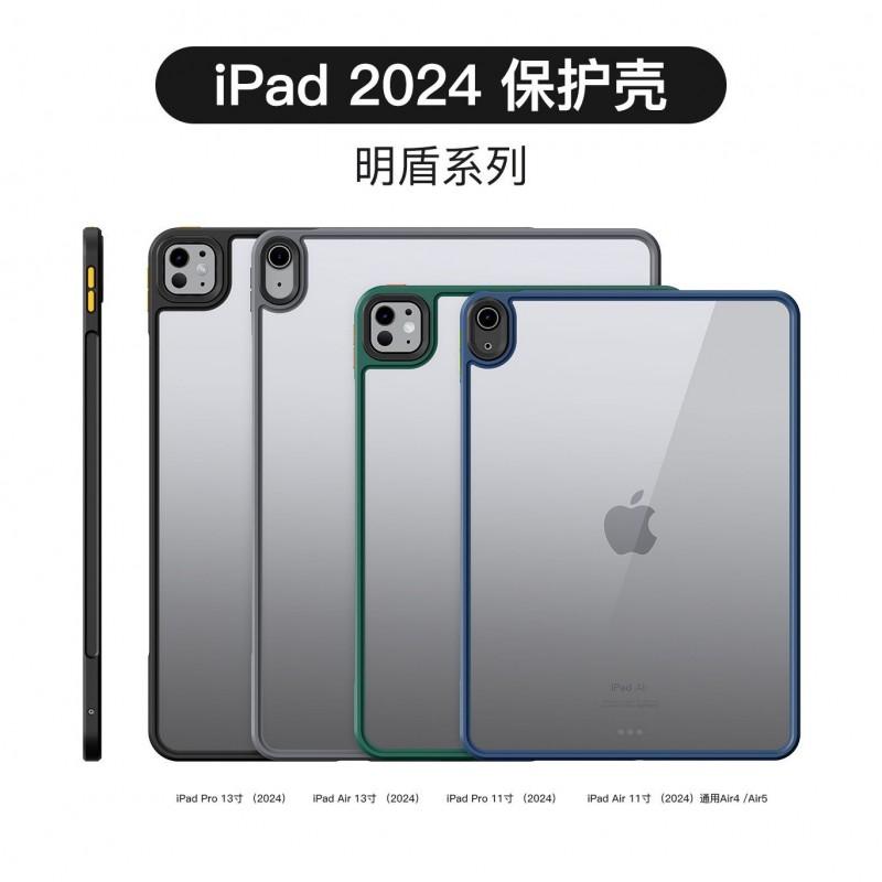 Slim Transparent Back Cover IPad Pro 12.9 Inch With TPUPC Shockproof Case Air 6 5 Minimalist Design