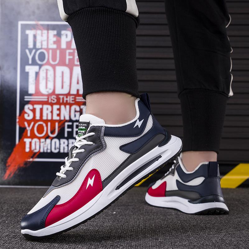 2023 Летняя мужская обувь с сеткой. Все модные повседневные кроссовки для бега. Удобная — фото 5