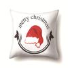 European and American Christmas Santa Claus Christmas Tree Creative Polyester Pillow Case Fashion Home Pillow Case