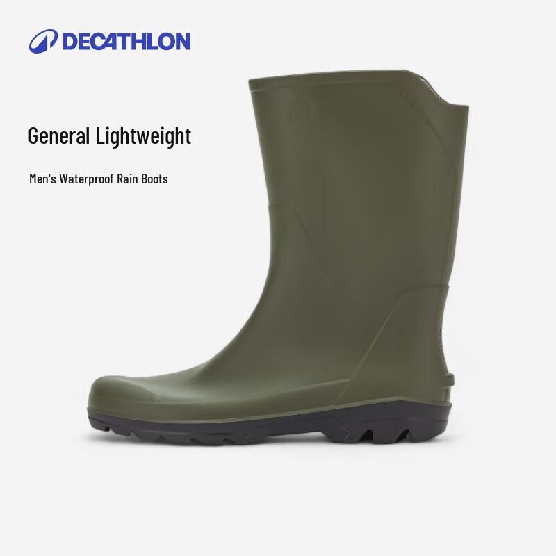 Decathlon Men s Mid-Calf Lightweight Rain Boots 43-44