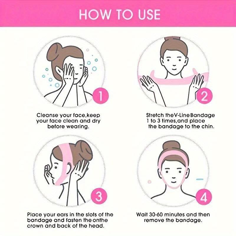 V Face Mask Contouring Enhancer Anti Gravity Skincare Firming Tightening Sensitive Skin Comfort Wear