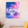 RUOPOTY Paint By Numbers For Adults Beginner Kits Acrylic Paint On Canvas Number Painting Swan For Home Diy Gift 40x50cm