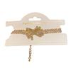 Fashion Zircon Double Layer Butterfly Charm Bracelet For Women Gift Wefare