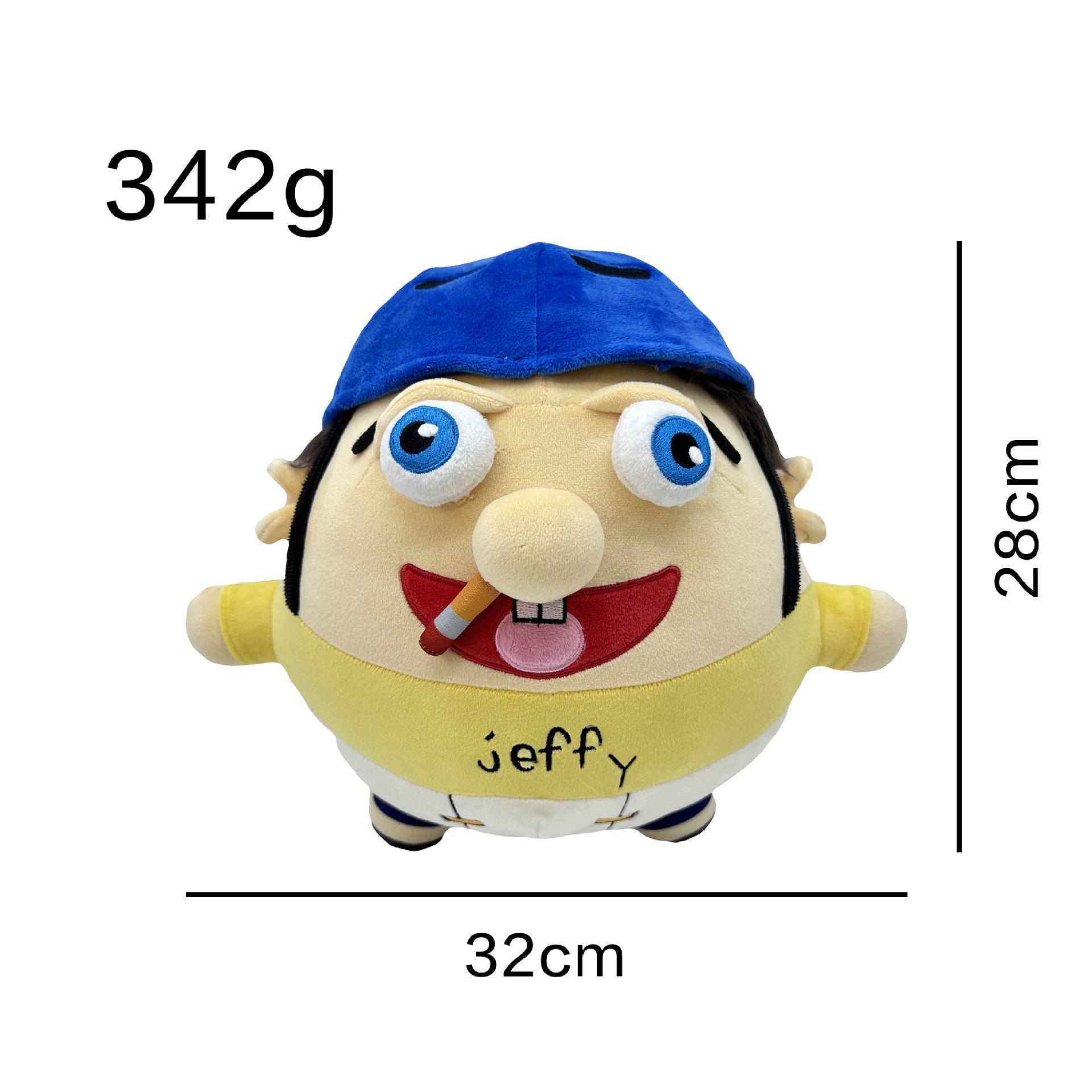Thicc Jeffy Plush Doll Figure As Shown