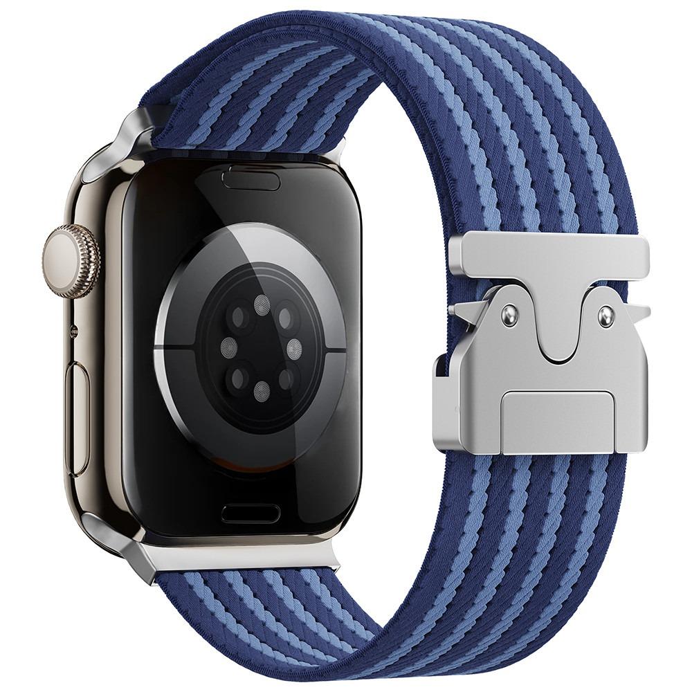 URVOI Elastic Band for Apple Watch Ultra 2 1 Series 10 9 8 7 6 5 4 SE Nylon braided strap for iWatch parachute buckle wristband