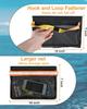 Self-adhesive Boat Storage Bag with Lid Reflective Leak-Proof Boat Marine Mesh Bag Strong Adhesive Boat Storage Fishing Tools