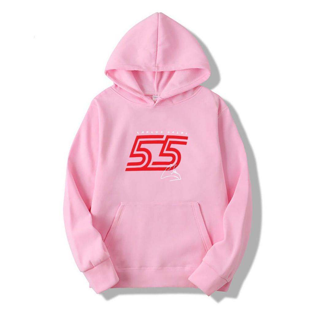 Carlos Sainz 55 Hoodies Vintage Kleidung Einfache Schwarze Hoodies Herren