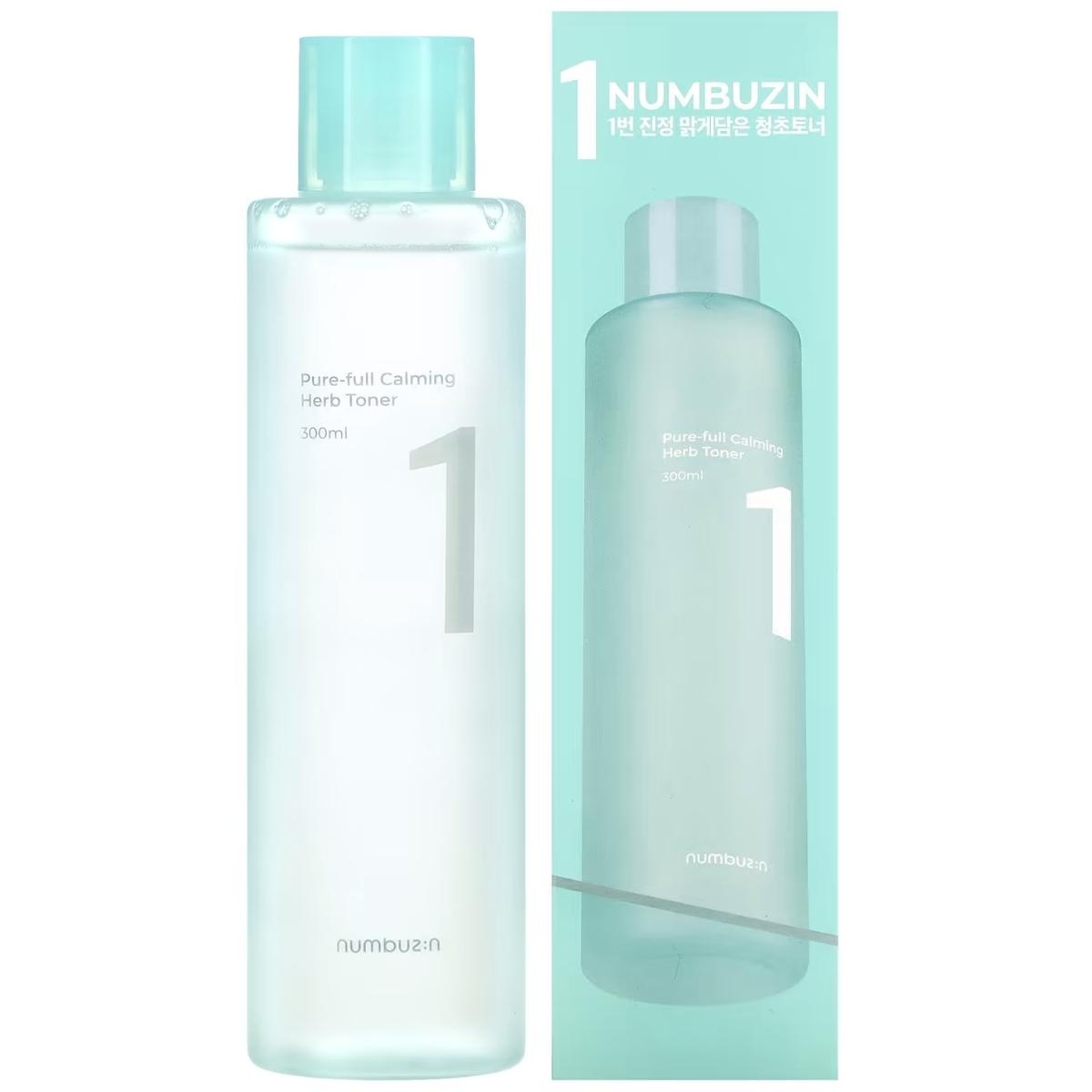 

Numbuzin No.1 Pure-full Calming Herb Toner 300 ml - łagodzący tonik do twarzy