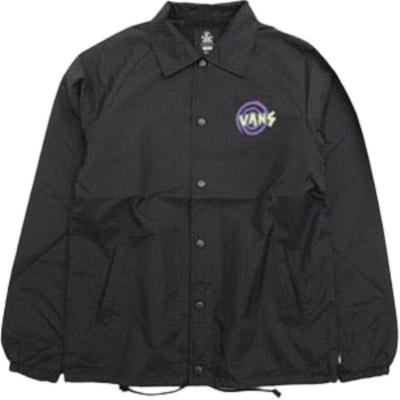 Christmas Nightmare Plain Collar Pattern Printed Jacket Men Jacket Black VN0002MUTA5