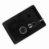 Kids Learning Toy Money Box Password Cash Coins Saving Safe Box Style Gift with 2 Keys (Black)