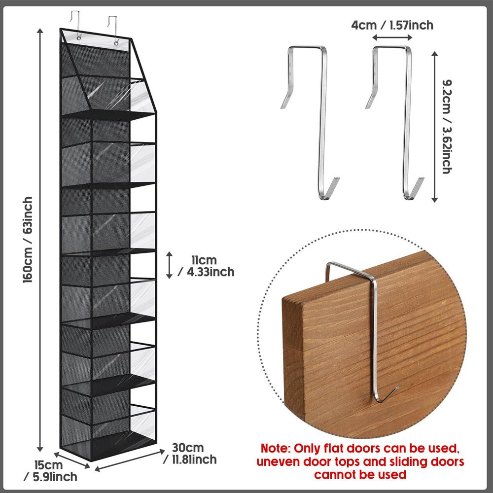 6 rafturi deasupra ușii, organizator transparent de buzunar, agățat, cămară, rafturi pentru copii, montare pe perete, pentru baie, diverse, dulap, dormitor