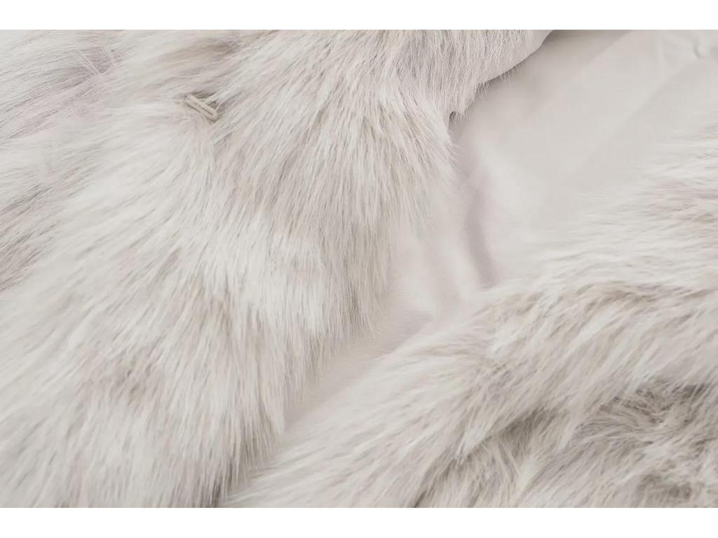 Evropský a americký styl dámský kabát z umělé norkové kožešiny - střední/dlouhá délka (Model 6318258)