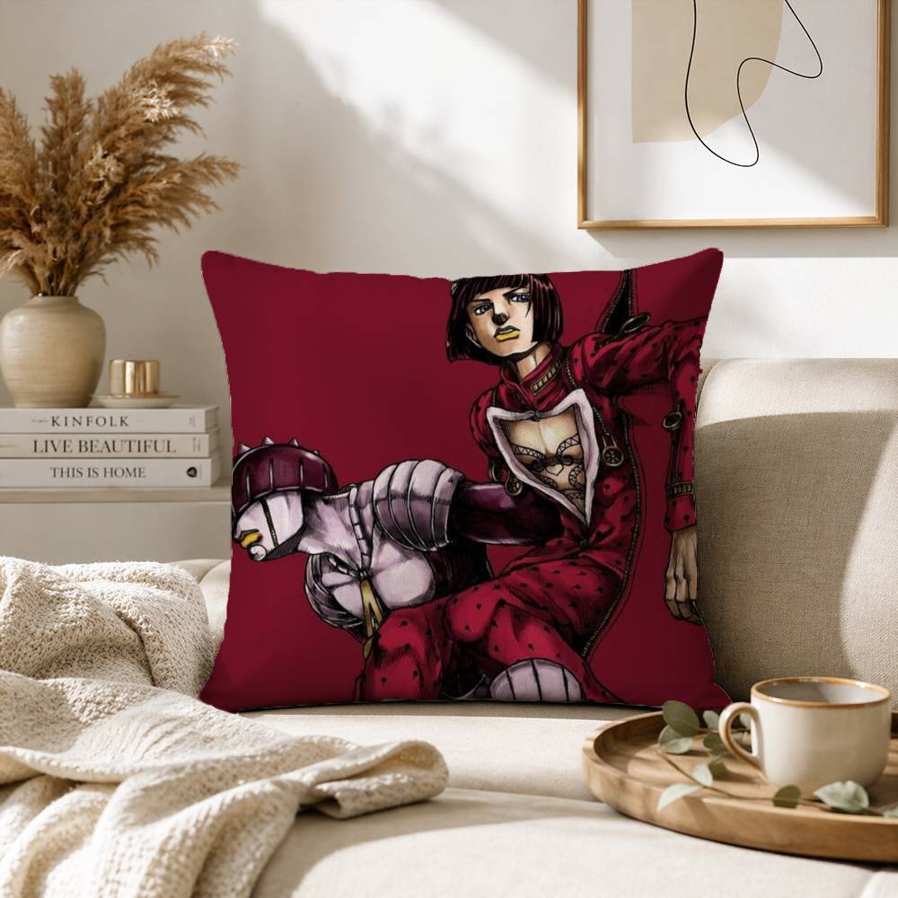 Bucciarati JoJos Bizarre Adventure Pillow Case for Sofa Living Room Home office Decor Protective Cover