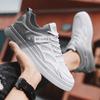 2024 Fashion Men Sneakers Spring Men Sneakers Men Vulcanize Shoes White All-match Shoes Male Flats Lace-up Platform Tennis Shoes