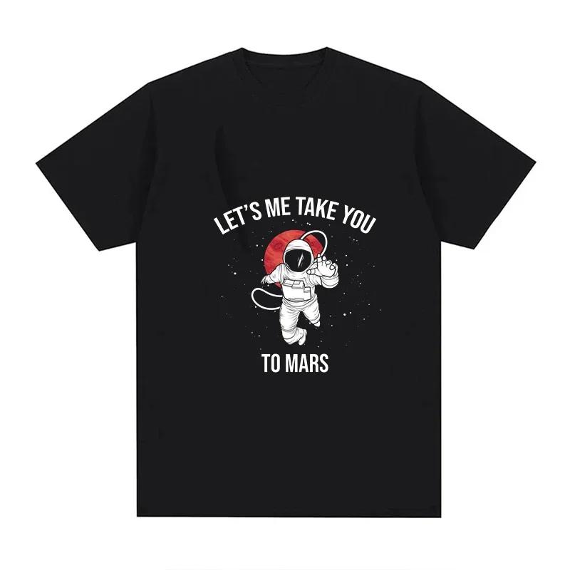 Funny Moon Astronaut T-Shirt Men Women Plus Size Fashion Oversized Breathable O-Neck Casual Streetwear Harajuku Unisex Tees