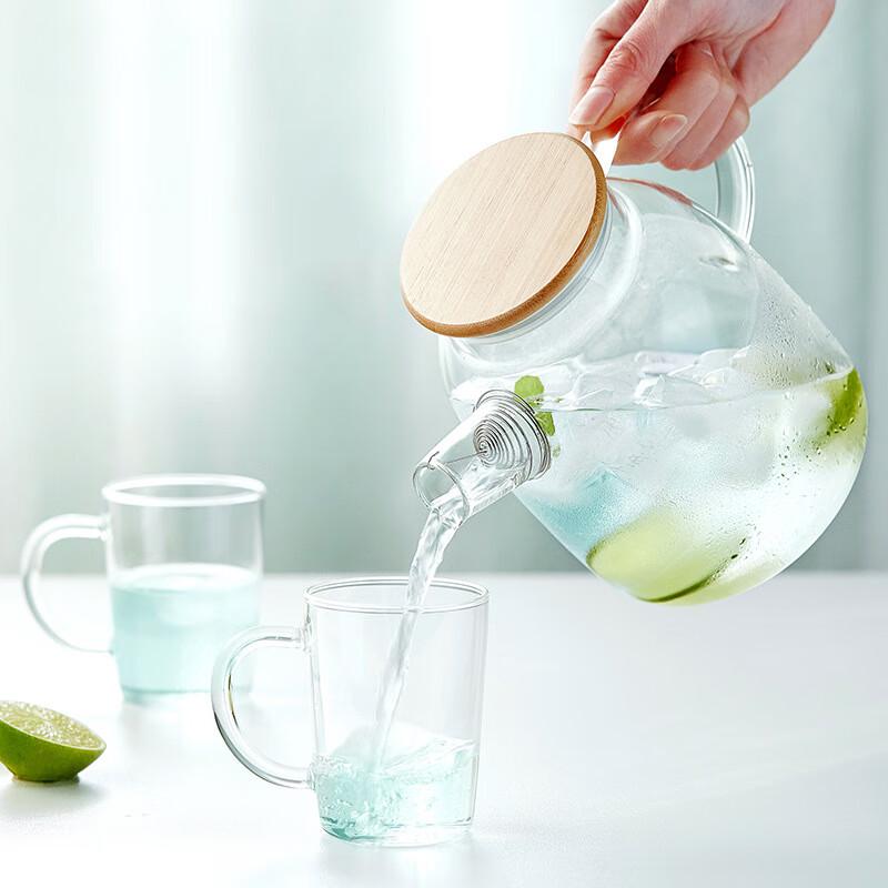 Shangqi High Borosilicate Glass Cold Water Pitcher