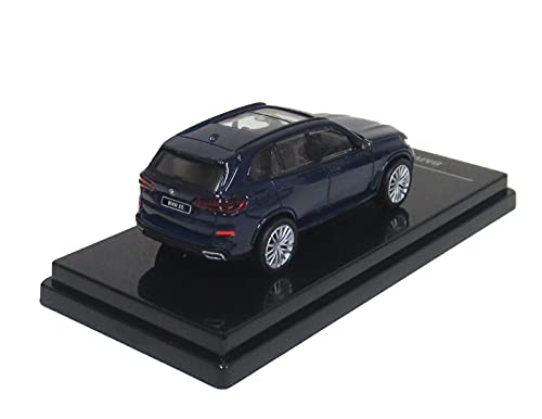 PARAGON Měřítko 1/64 BMW X5 G05 Tanzanite Blue LHD Miniaturní auto (Hotovo)
