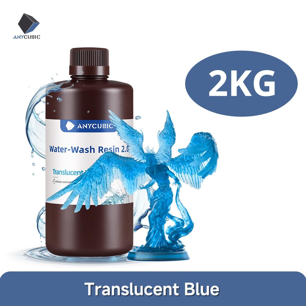 Impresoras 3D de Resina Lavables con Agua Anycubic Resina Lavable con Agua 365-405nm para LCD DLP Photon M3 Plus Max 7K mono 6K Impresión