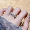 Super Sa Personalized Light Luxury Diamond-Encrusted Zircon Series Ring Niche Design Temperament High-End Accessories