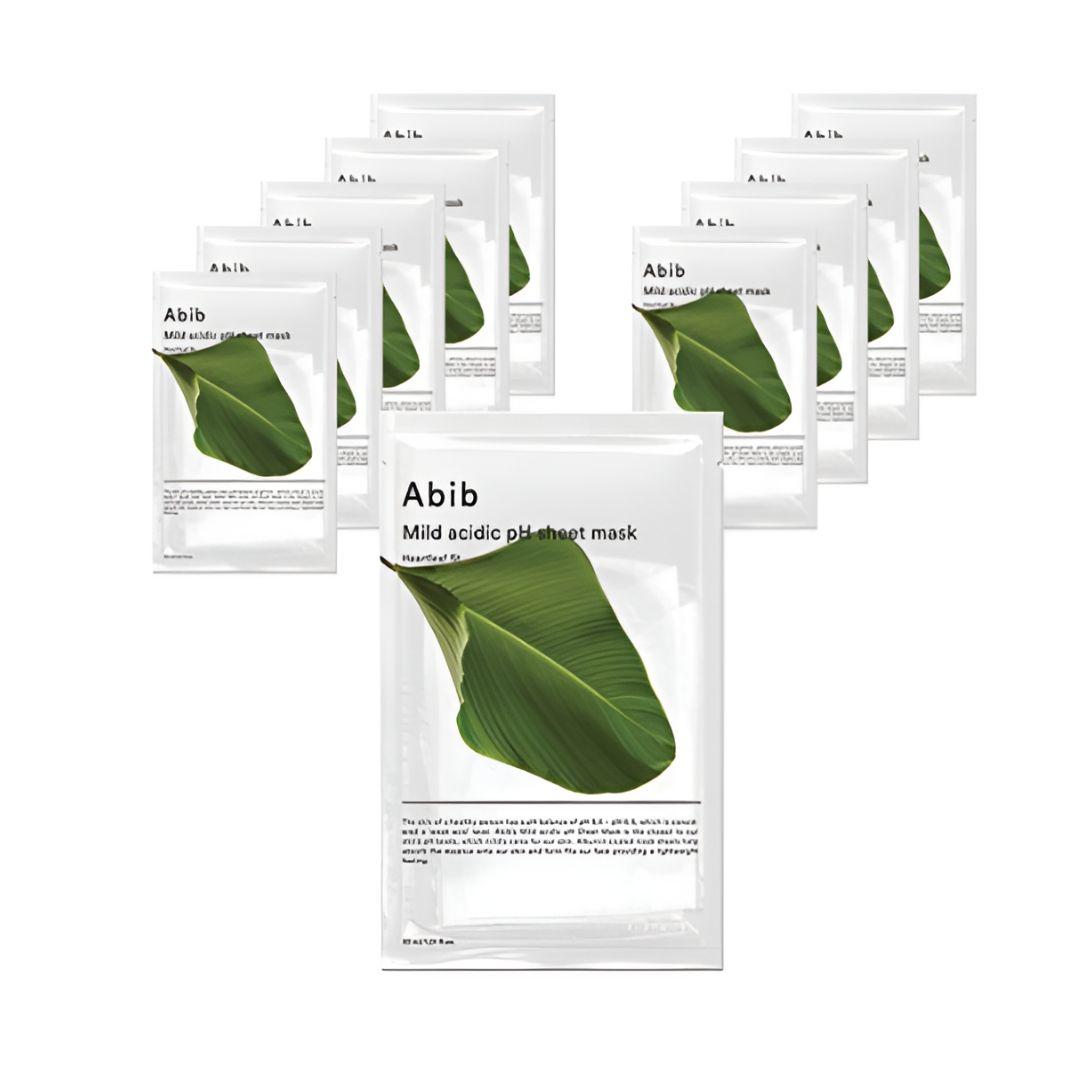 ABIB Слабокислая pH тканевая маска с экстрактом хауттунии сердцелистной 30 мл × 10