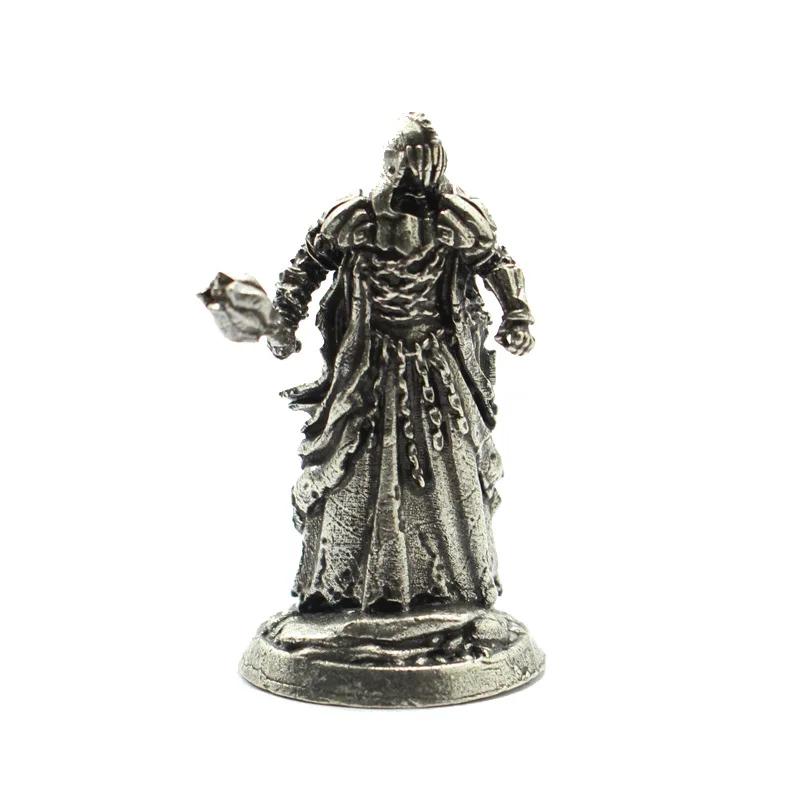 

1pcs Mediaeval Legion Wraith Soliders Model Toy Figurines Miniatures Pure Copper Knight Ornament Decoration Crafts