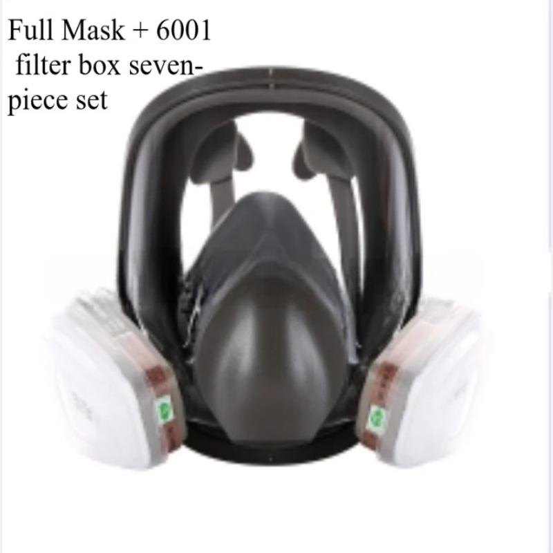 Industrial Painting Spraying Full Face Gas Mask SJL 27 In 1 3 In 1 Safety Work Respirator Dust Filter