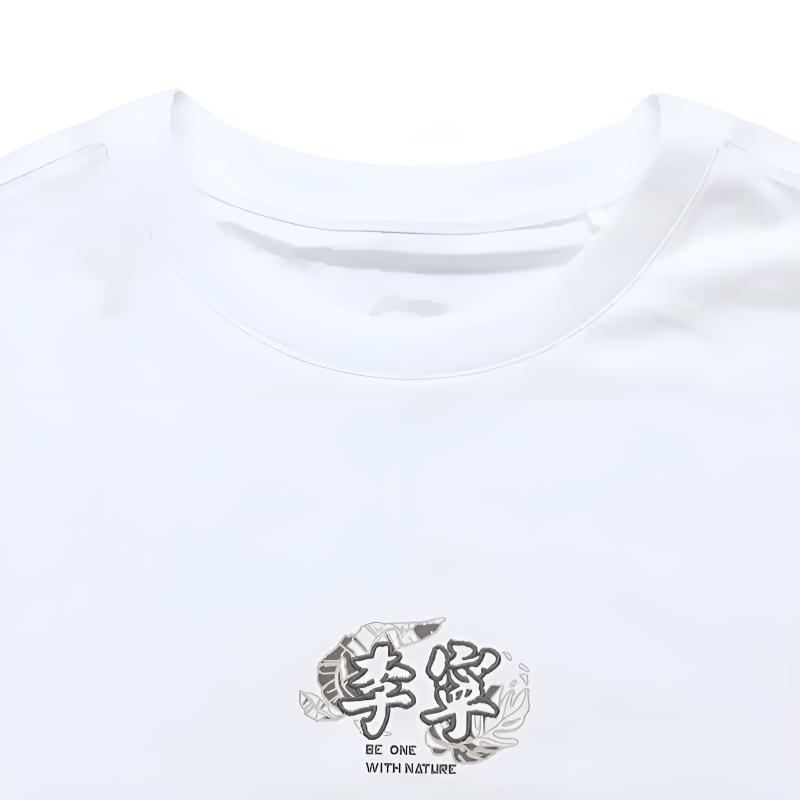 Li-Ning Embroidered Logo Fashionable Comfortable Breathable Versatile Round Neck Pullover Short Sleeve T-Shirt Casual Sports Set AHST821-1+AKST593-7
