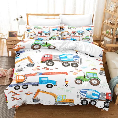 Cartoon Cars Duvet/Quilt/Doona Cover Single/Double/Queen/King Bedding Set