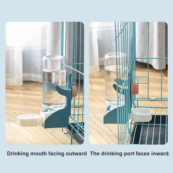 500ml krmítko na vodu pro domácí mazlíčky Velkokapacitní univerzální automatický dávkovač vody pro kočky odolný proti stříkající vodě pro zajíčka