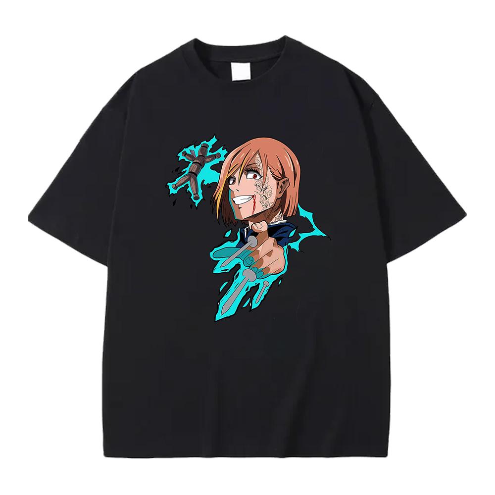 Japanes Unisexga Jujutsu Kaisen T Shirt Okkotsu Yuta Graphic Tshirt Unisex Unisex Cotton Clothing Short Sleeve Street Fashion Tees