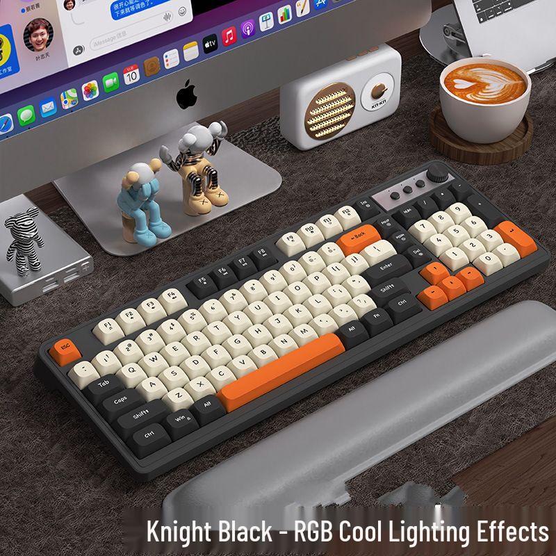 

Qisha Wired RGB Mechanical-Feel Gaming Keyboard