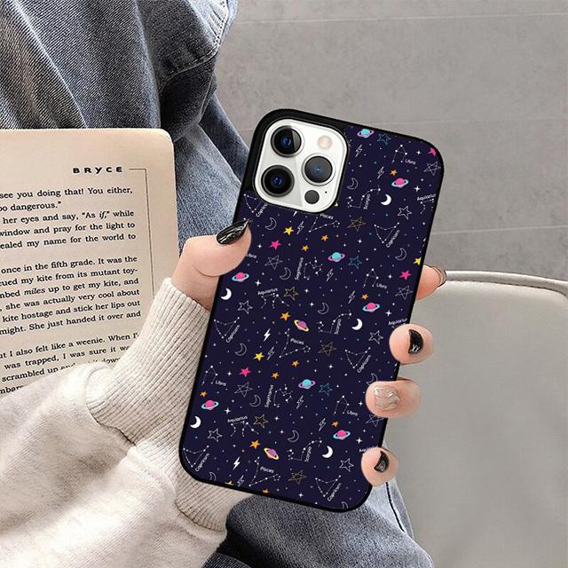 Aesthetic Planet Phone Case For iPhone 17 Air 14 13 12 16Pro Max 15 Plus Max Cover Shell Coque