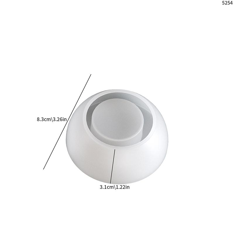 Christmas Series Candle Holder Silicone Mold DIY Plaster Pouring Round Scented Candle Cup Christmas Tree Angel Insert Base Craft