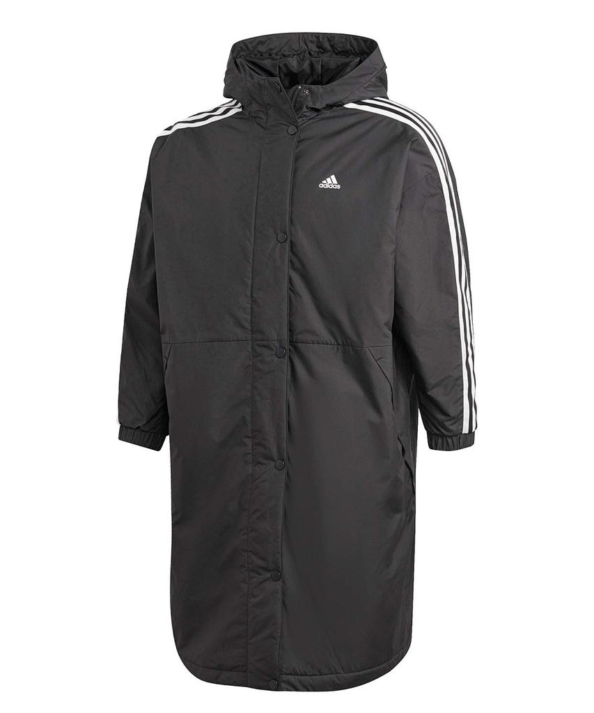 Adidas IZG90 Insulated Japan To Japanese Size Women's Coat, White/Black (GF0026), J/OT (equivalent 2L)