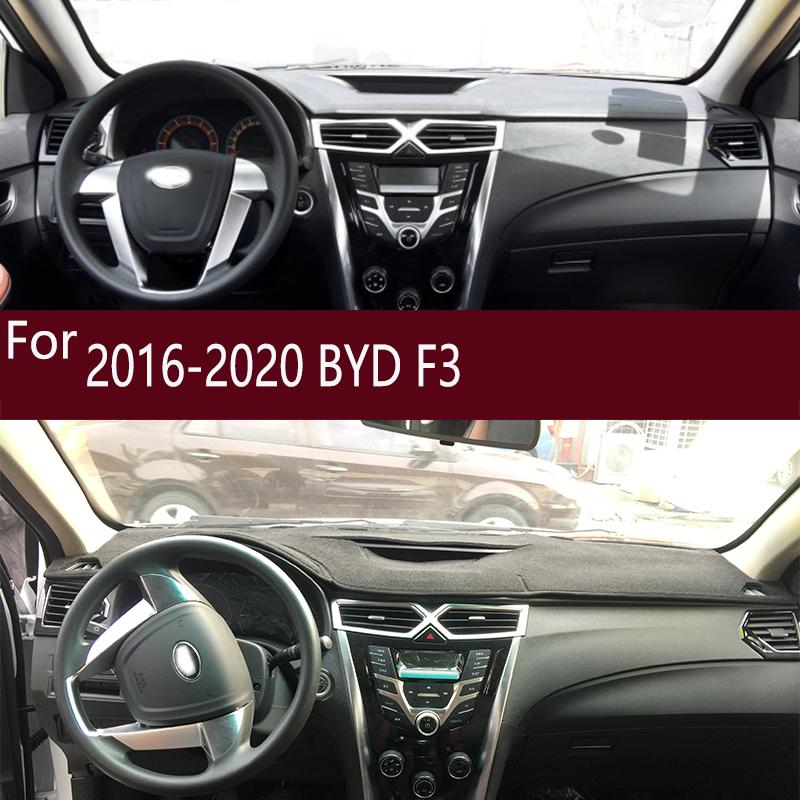 For 2016-2020 BYD F3 Dashmat Dashboard Cover Instrument Panel Insulation Sunscreen Protective Pad Ornaments
