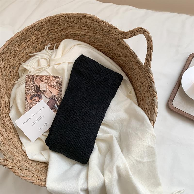 Wool Socks Simple Vertical Stripes Slimming Pantyhose Warm Wool Leggings