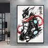 Canvas Prints Pokemon Greninja Classic Anime Posters Wall Art High Definition Images Modern Home Living Room Decor Children Gift