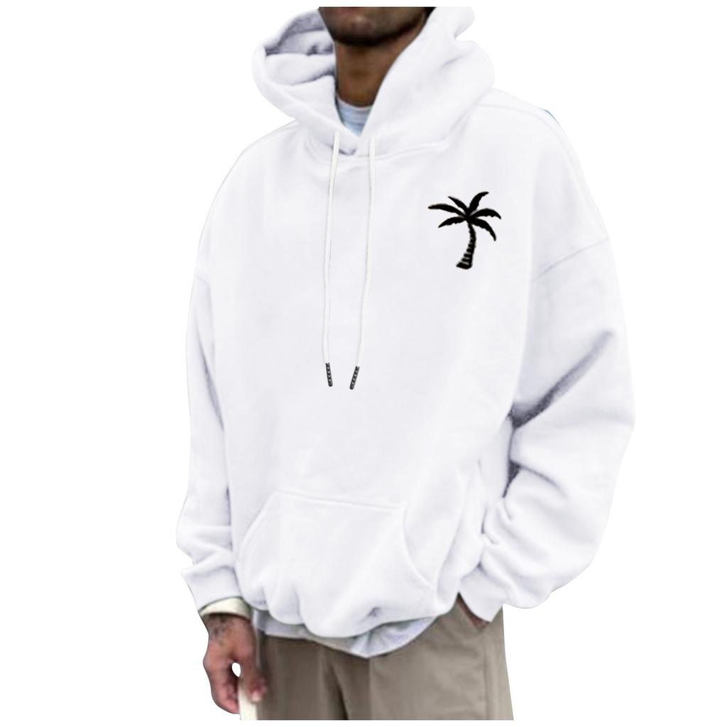 Sweat à capuche à motif imprimé pour homme, mode ample, manches longues, pour homme et femme