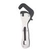 Auto Adjusting Pipe Wrench Steel Compact Ergonomic Handle Multifunctional for Auto Repair Home Maintenance
