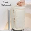High-Capacity Waterproof PU Leather Toiletry & Makeup Travel Bag