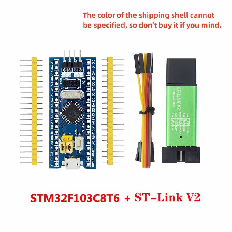 

Original ST-LINK V2 Simulator Download Programmer Original STM32F103C8T6 STM32 Minimum System Development Board STM32F401 / 411