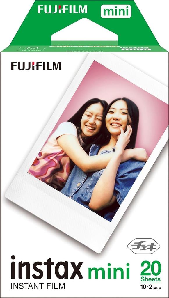 Fujifilm Instax Mini JP2 Instant x 2 packs Instax Includes Film, 20-sheet (40 sheets), Card-Sized Film, Company-Branded Sticker, "skymizuki"